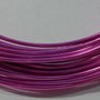 6 metri Filo Alluminio colore LAMPONE 1.5 mm