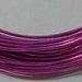 6 metri Filo Alluminio colore LAMPONE 1.5 mm