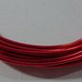 6 metri Filo Alluminio colore ROSSO FRAGOLA 1.5 mm