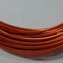 6 metri Filo Alluminio colore ARANCIO RUGGINE 1.5 mm