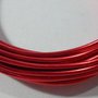 6 metri Filo Alluminio colore ROSSO FRAGOLA 2 mm