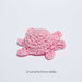 tartaruga amigurumi - portachiavi  bomboniera ad uncinetto - per nascita, battesimo, comunione 
