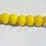 Cipollotti rondelle abaco sfaccettati color giallo laccato 20 pz