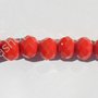 cipollotti rondelle abaco sfaccettati color rosso laccato 20 pz