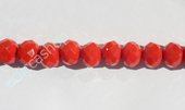 cipollotti rondelle abaco sfaccettati color rosso laccato 20 pz