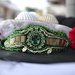 Bracciale a fascia con cabochon Swarovski emerald
