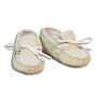 Scarpine neonato mocassino beige