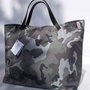  Borsa "Tote Bag" militare nero-grigio