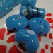 11 Mix perline vetro color Blu Pastello