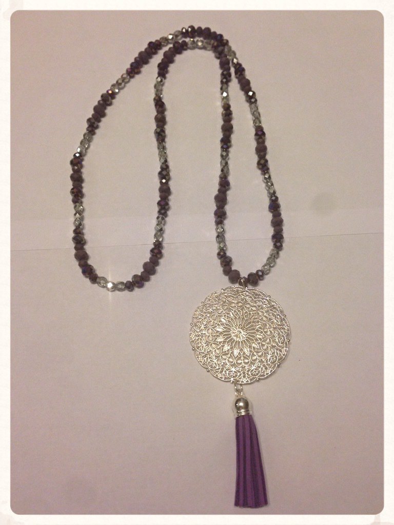 Collana lunga con nappina - Gioielli - Collane - di Misora Rocks | su