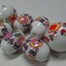 7 Perline in Porcellana 