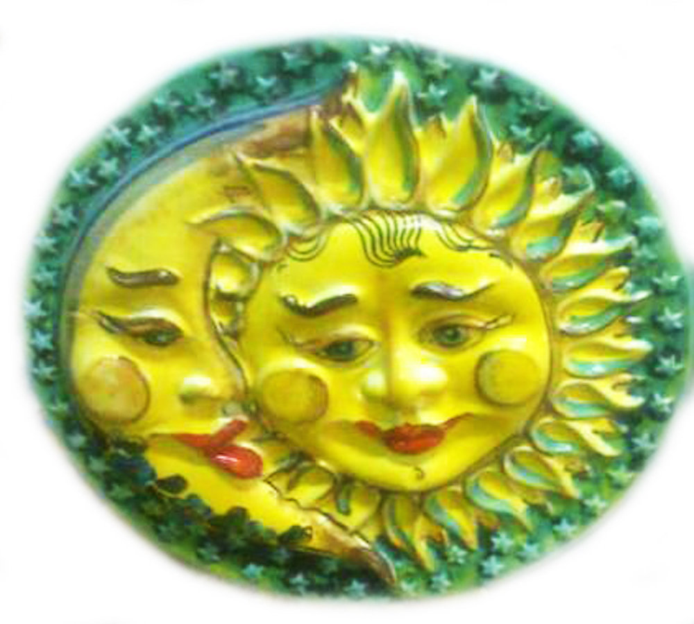 Ceramica sole, luna Per la casa e per te Produzioni artistiche