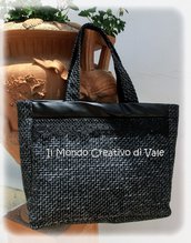 BORSA MERLETTO NERA