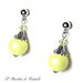 Orecchini pendenti con cristalli e perle Swarovski giallo pastello fatti a mano - Ranuncolo