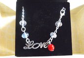 Collana girocollo amore love idea regalo per lei