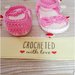 Sandali a uncinetto in cotone baby con fiocchetto per bimba neonata