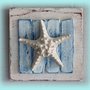 Quadretto decorativo con stella di mare