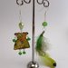 Orecchini "Sundry Molds" - Feather-Doll verde