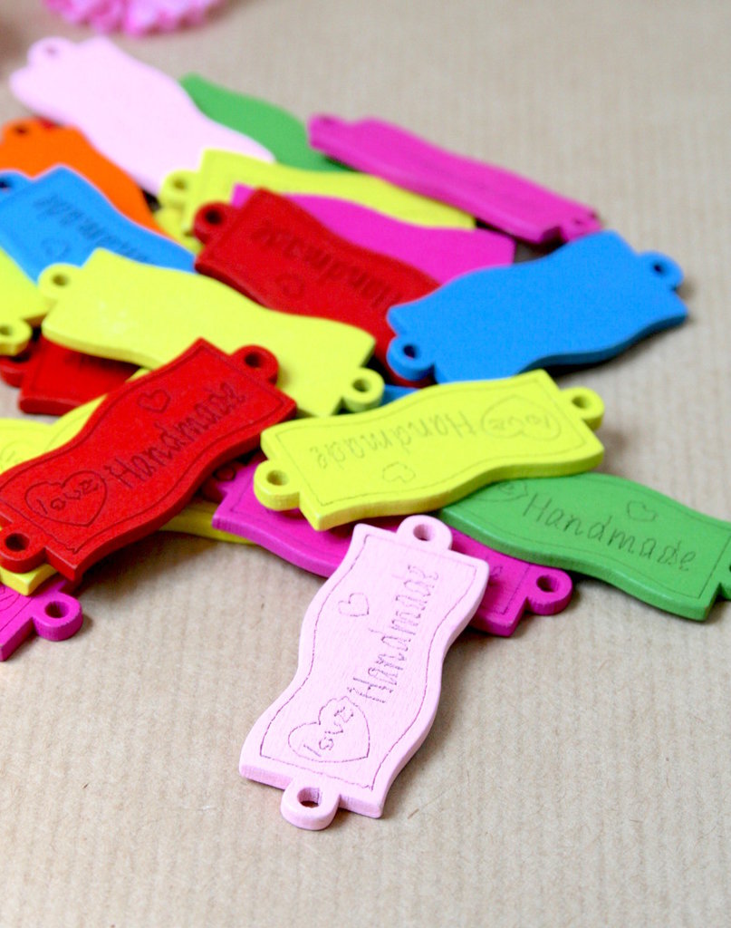 200 PZ ETICHETTE Artigianali In Legno Fatte A Mano Decorazioni Di San