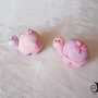 bomboniere battesimo tartaruga rosa e lilla per bimba