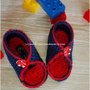 Sandali a uncinetto estivi per neonato in cotone
