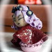 Pendente bambolina giapponese in fimo kokeshi