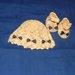 Scarpette + cappellino bebè realizzate ad uncinetto in pura lana 