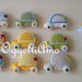 Originali veicoli in stoffa per le bomboniere del vostro bambino: aeroplanini, macchinine e navi per un ricordo colorato ed originale!