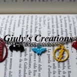 MaSif Braccialetti Slap Stich,24Pcs Stich Schiaffo Braccialetti Per - Foto 4