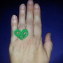 anello a cuore di carta metodo quilling