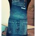 GREMBIULE JEANS    "   Fra Patch&Work .. e il Sartoriale  "          --mod. jeans --