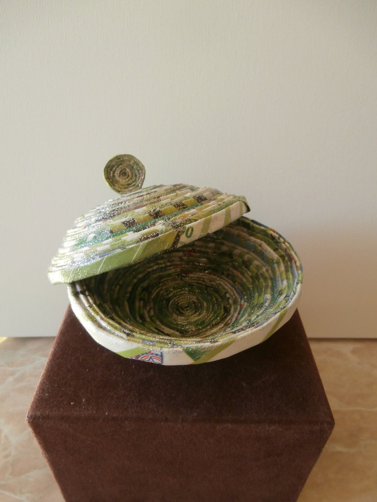 Portagioie In Ceramica Mandala Verde - Piccolo Vassoio Per Anelli E Gioielli, Regalo Donna