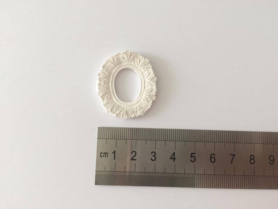 30 bottoni rotondi in legno per scrapbooking, 25 mm, blu
