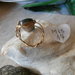 ANELLO IN OTTONE WIRE CON PIETRA