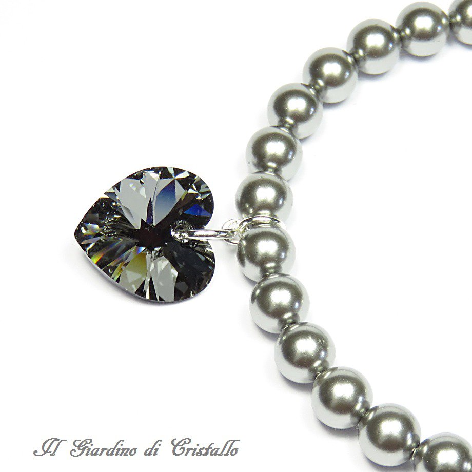 Braccale da sposa Orecchn da sposa con perle, braccaletto da sposa