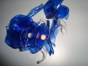 bracciale blu perle di vetro