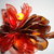 Bracciale petali marron e arancio