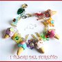 Bracciale "Coni gelato " fimo cernit kawaii idea regalo estate bijoux bambina 