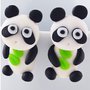 Orecchino handmade polymer panda