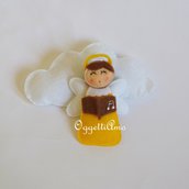 Angioletti in feltro per le bomboniere del tuo bambino: una bomboniera originale per il suo battesimo o comunione