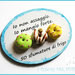 Magnete da Frigo "Aforisma su dieta e cibo" frasi simpatiche idea regalo fimo cernit kawaii calamita azzurro