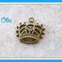 5 charms corona bronzo 20x20mm