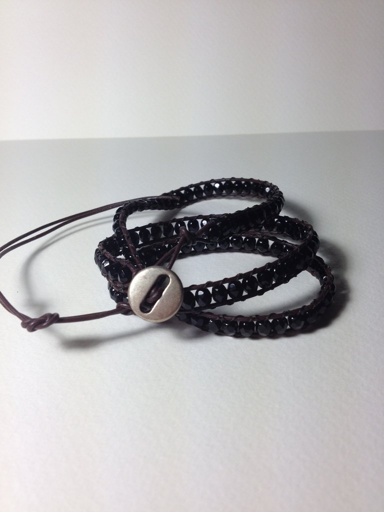 EUMENIDES Bracciale Uomo E Donna In Pietra Vulcanica (Ossidiana Nera Con Zirconi), 6 Mm/8 Mm – Portafortuna Energia Positiva, Regalo Idea