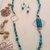 PARURE "SFUMATURE DI MARE" SET COLLANA E ORECCHINI