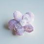 Fiore porta confetti in stoffa fantasia: una soluzione shabby chic per le vostre bomboniere