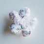 Fiore portaconfetti in cotone fantasia: una soluzione shabby chic per i vostri confetti!