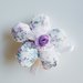 Fiore porta confetti in stoffa fantasia: una soluzione shabby chic per le vostre bomboniere