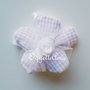 Fiore portaconfetti in cotone fantasia: una soluzione shabby chic per i vostri confetti!