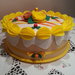 Copri torta decorato in feltro, cake design