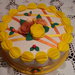 Copri torta decorato in feltro, cake design